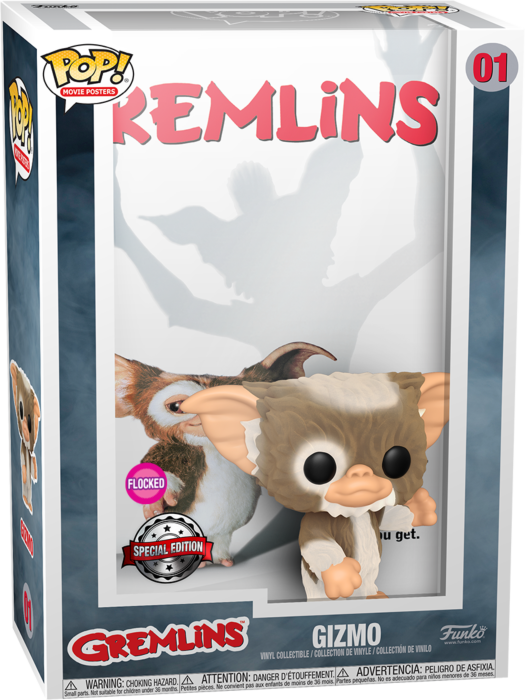 Gremlins - Gremlins Flocked Pop! Movie Cover Vinyl Figure