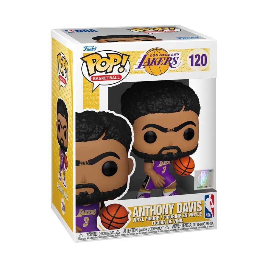 NBA: Lakers - Anthony Davis Purple Jersey Pop! Vinyl Figure