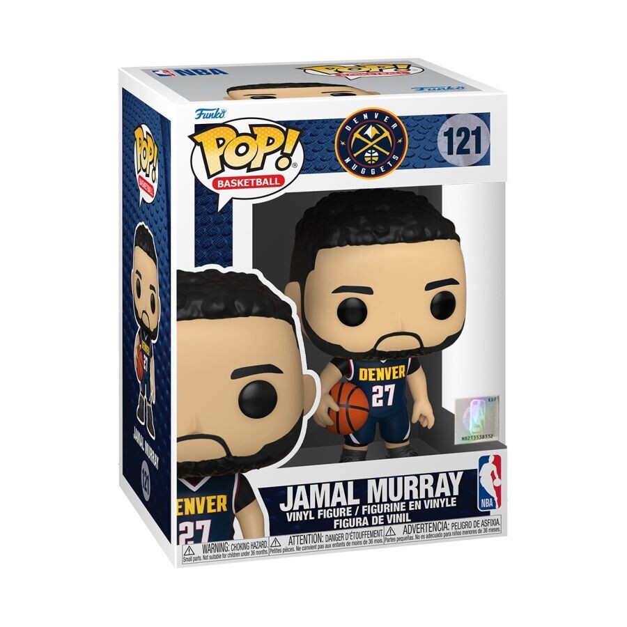 NBA: Nuggets - Jamal Murray Dark Blue Jersey Pop! Vinyl Figure