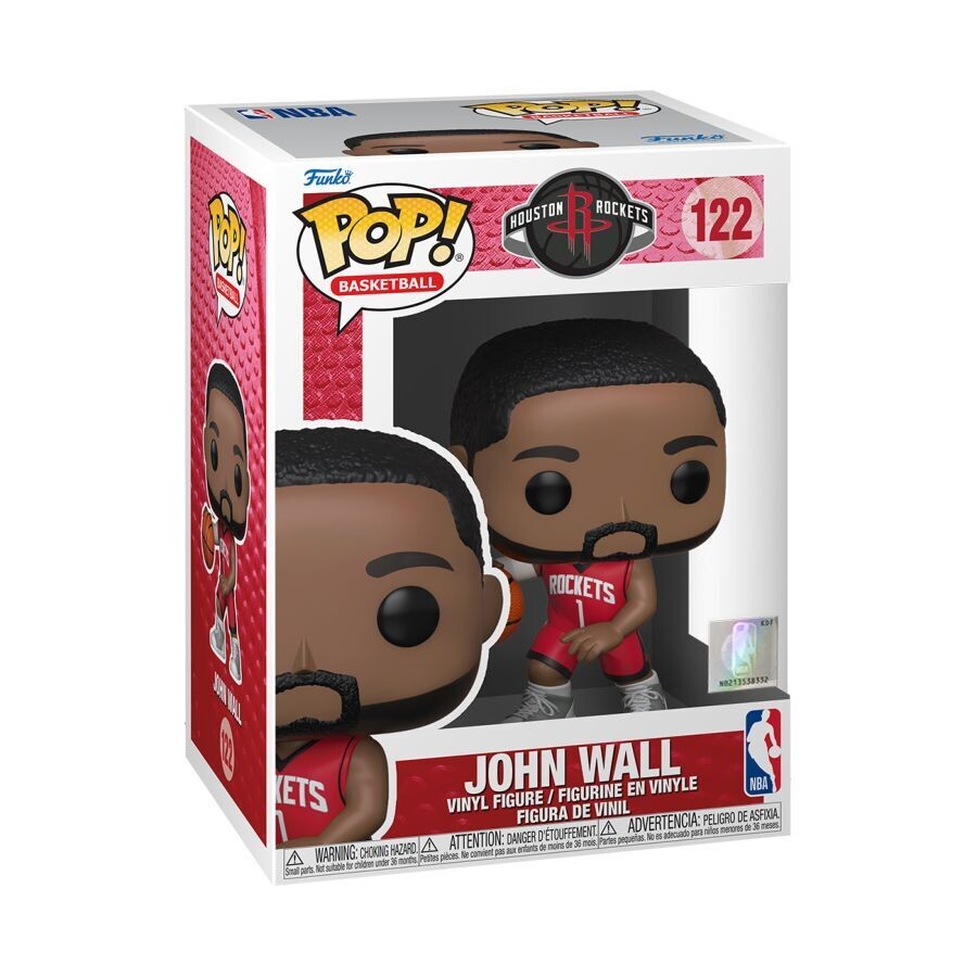 NBA: Rockets - John Wall (Red Jersey) Pop! Vinyl Figure