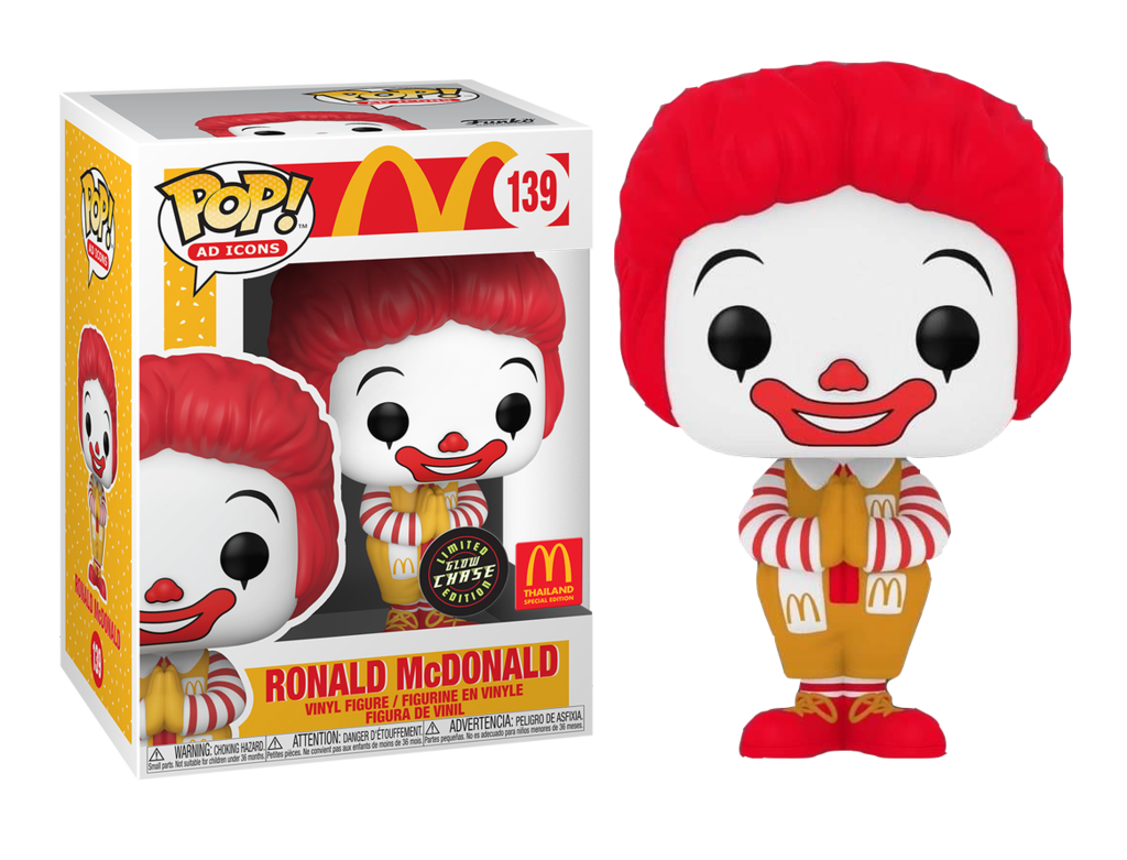 McDonald&#39;s - Ronald McDonald Chase Thailand Pop! Vinyl Figure Bundle (Set of 2)