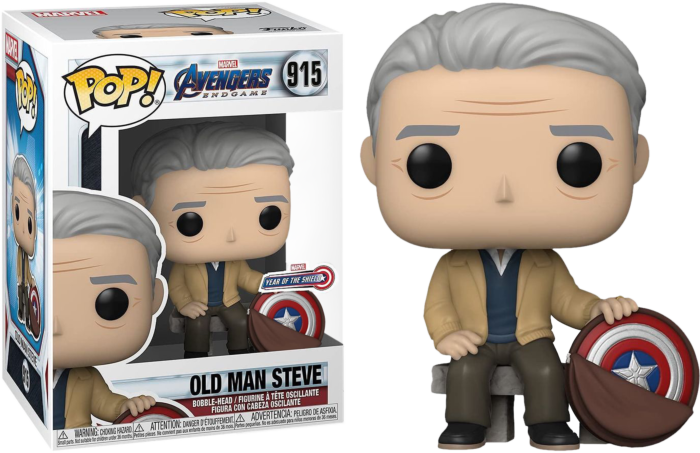 Avengers 4: Endgame - Old Man Steve Year of the Shield Pop! Vinyl Figure