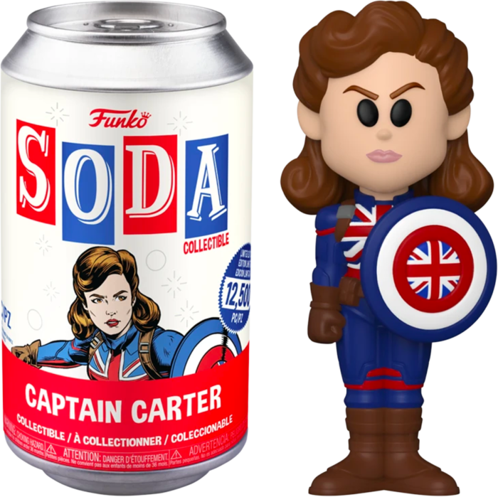 Marvel: What If…? - Captain Carter Vinyl SODA Figure in Collector Can (International Edition)