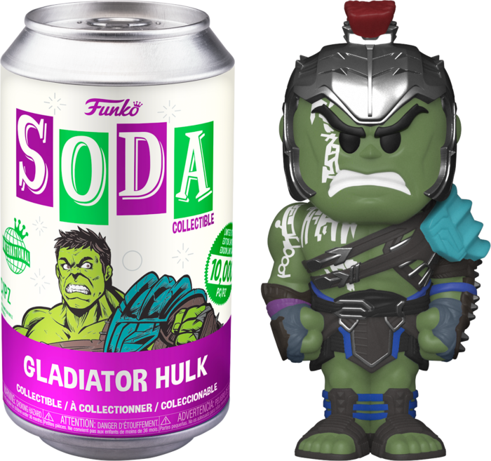 Thor 3: Ragnarok - Gladiator Hulk Vinyl SODA Figure in Collector Can (International Edition)