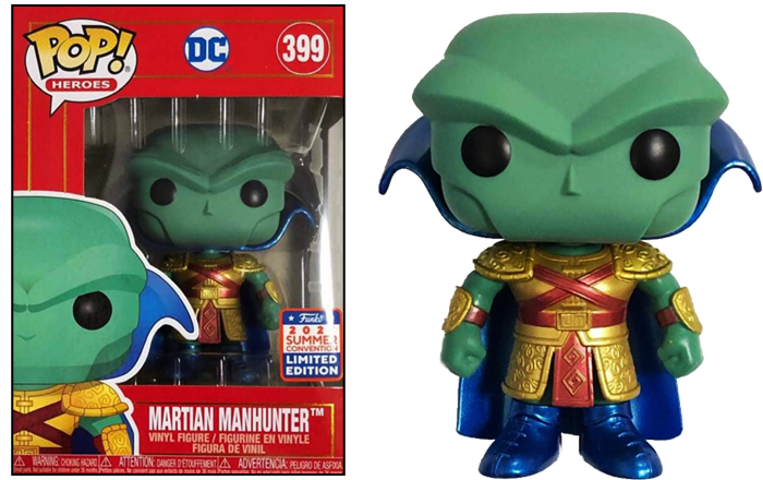 DC Heroes- Imperial Palace Martian Manhunter Metallic Pop! Vinyl Figure
