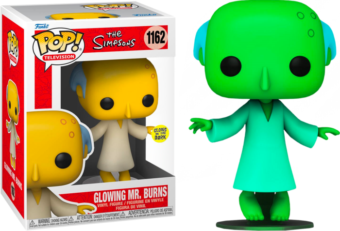 The Simpsons - Glowing Mr. Burns Glow in the Dark Pop! Vinyl Figure