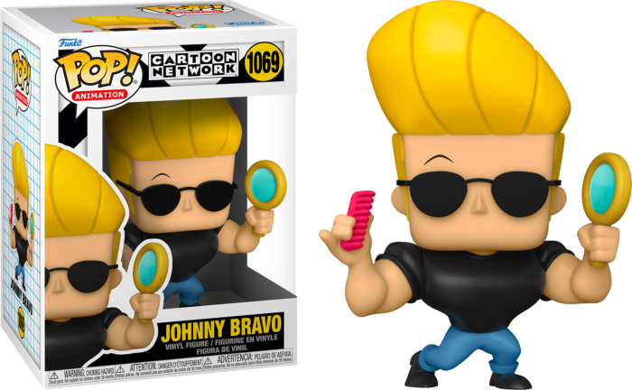 Johnny Bravo - Johnny Bravo with Mirror & Comb Pop! Vinyl Figure