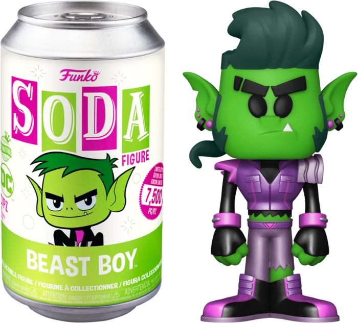 Teen Titans Go! - Metal Beast Boy Vinyl SODA Figure in Collector Can (International Edition)