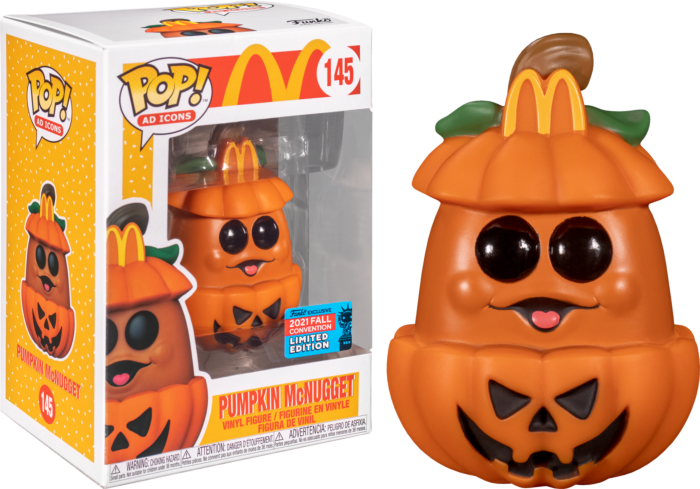 McDonald&#39;s - Halloween Pumpkin McNugget Pop! Vinyl Figure (2021 Fall Convention Exclusive)