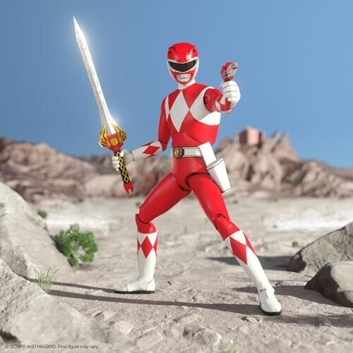 Pre-Order: Super7 Power Rangers Ultimates Mighty Morphin Red Ranger Figure