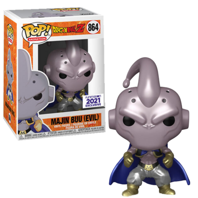 DRAGON BALL Z - MAJIN BUU (EVIL METALLIC) POP! VINYL FIGURE FUNIMATION EXCLUSIVE