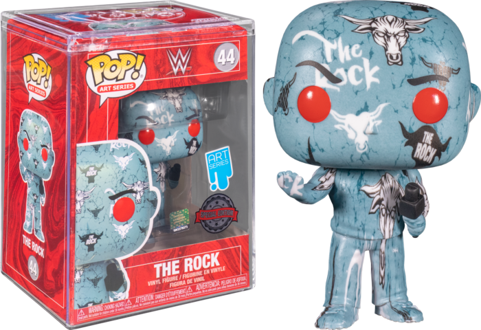WWE - The Rock (Artist Series) Pop! Vinyl Figure with Protector
