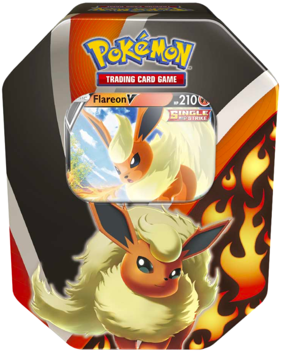 TCG Pokemon - Eevee Evolutions Flareon V Tin