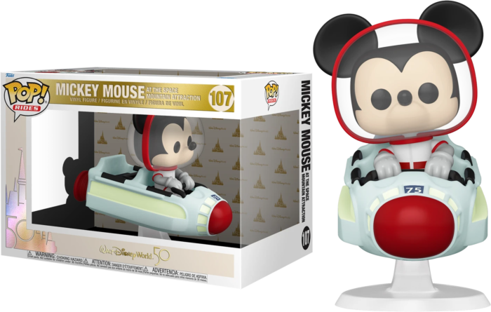 Walt Disney World: 50th Anniversary - Mickey Mouse on Space Mountain Pop! Rides Vinyl Figure