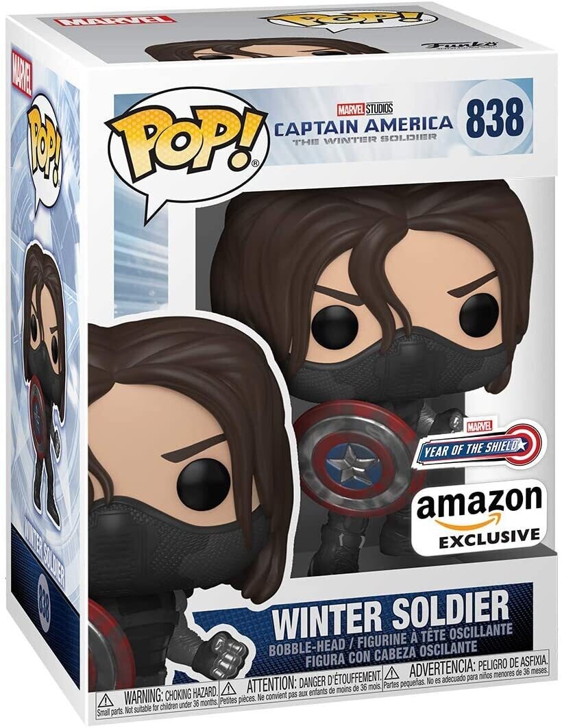 Captain America 2: The Winter Soldier - Winter Soldier Year of the Shield Pop! Vinyl Figure (Amazon Sticker Exclusive)