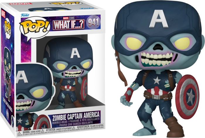 Marvel: What If…? - Zombie Captain America Pop! Vinyl Figure