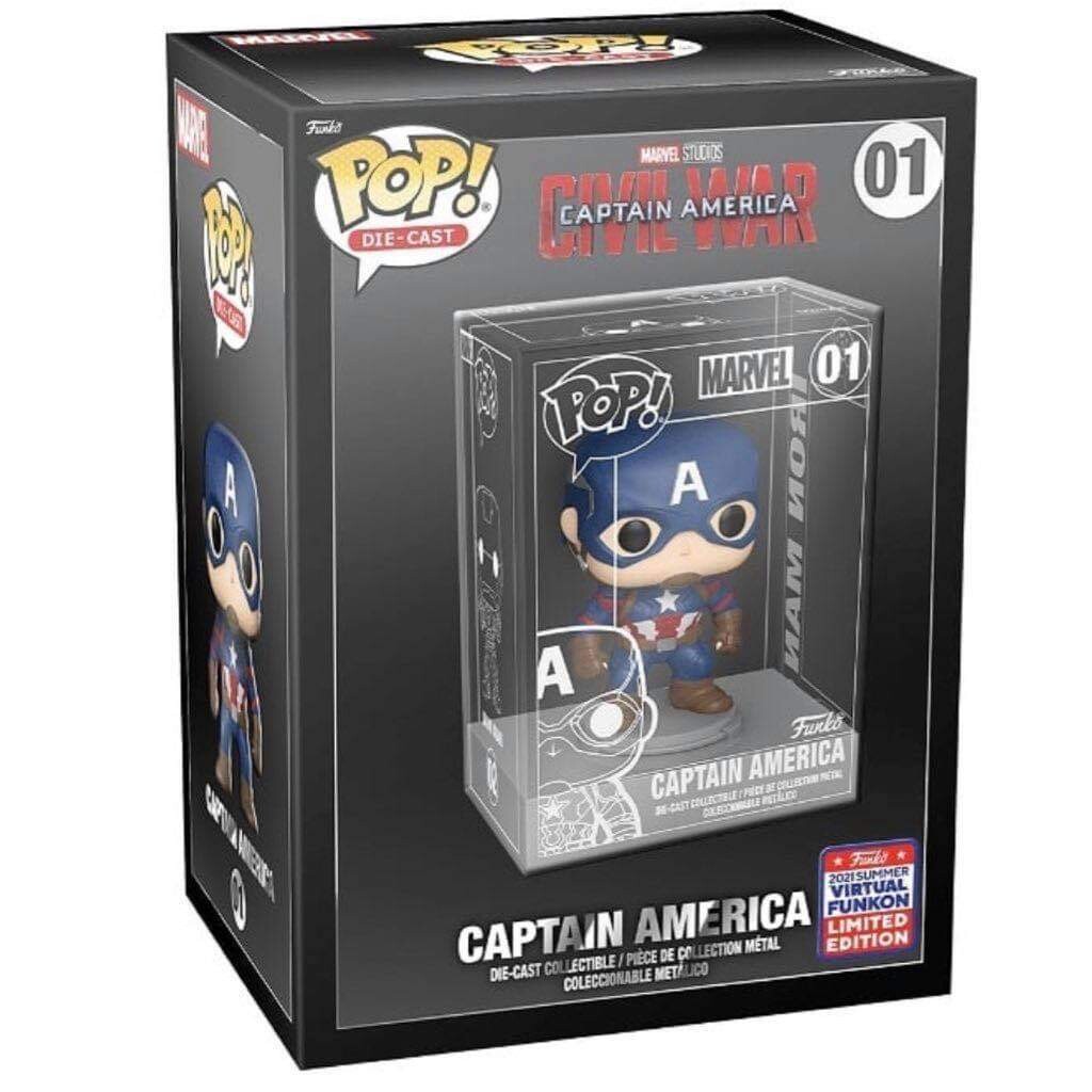 The Avengers - Captain America Diecast Metal Pop! Vinyl Figure