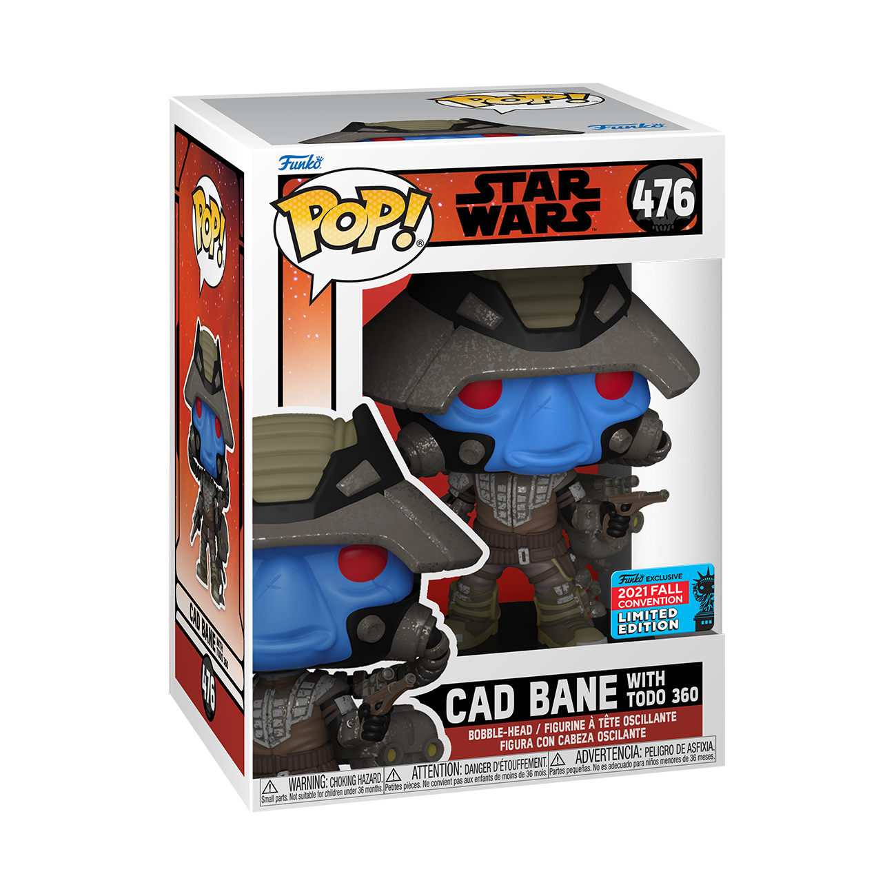 Star Wars: Bad Batch - Cad Bane & Todo Pop! Vinyl Figure