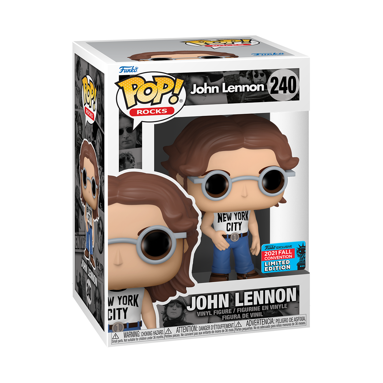 John Lennon - John Lennon NYCC Shirt Pop! Vinyl Figure