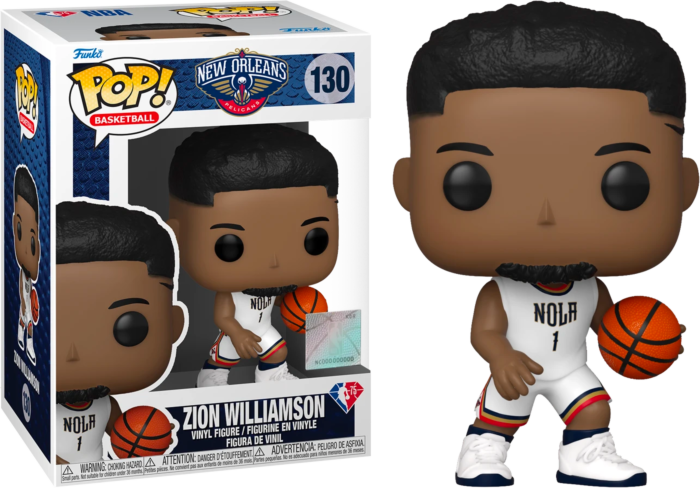 NBA Basketball - Zion Williamson New Orleans Pelicans 2021 City Edition Jersey Pop! Vinyl Figure
