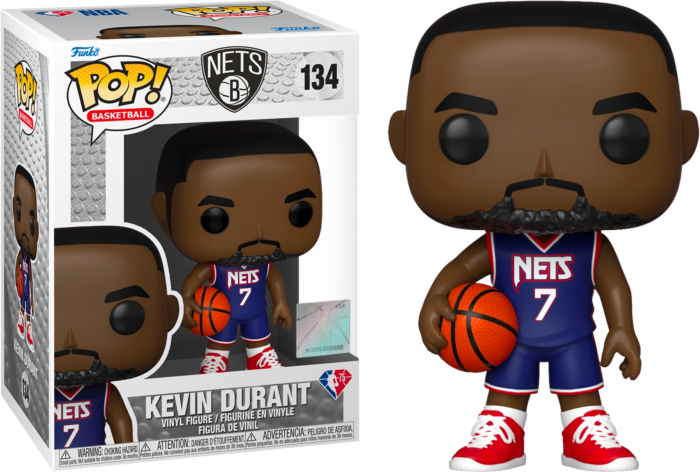 NBA Basketball - Kevin Durant Brooklyn Nets 2021 City Edition Jersey Pop! Vinyl Figure