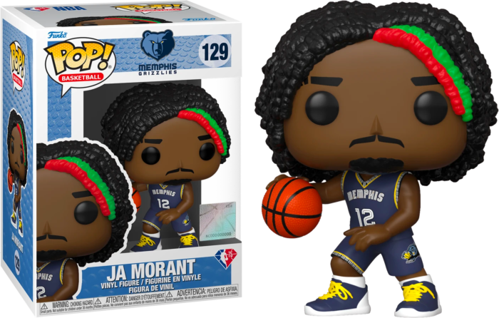 NBA Basketball - Ja Morant Memphis Grizzlies 2021 City Edition Jersey Pop! Vinyl Figure