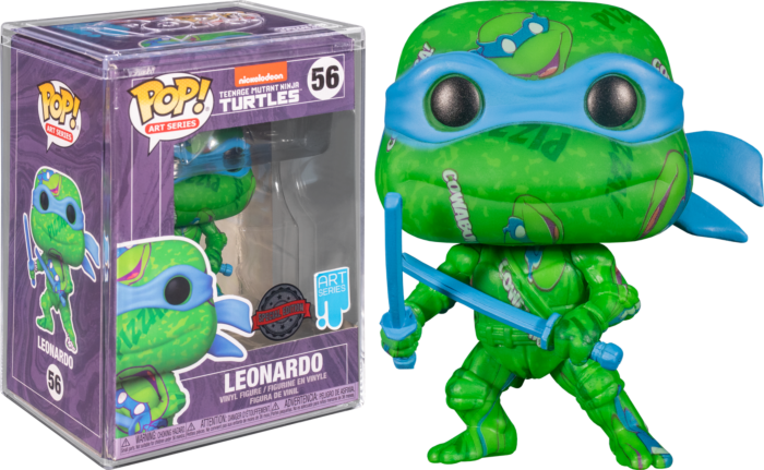 Teenage Mutant Ninja Turtles II: The Secret of the Ooze - Leonardo Artist Series Pop! Vinyl Figure with Pop! Protector