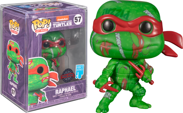 Teenage Mutant Ninja Turtles II: The Secret of the Ooze - Raphael Artist Series Pop! Vinyl Figure with Pop! Protector