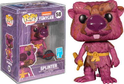 Teenage Mutant Ninja Turtles II: The Secret of the Ooze - Splinter Artist Series Pop! Vinyl Figure with Pop! Protector