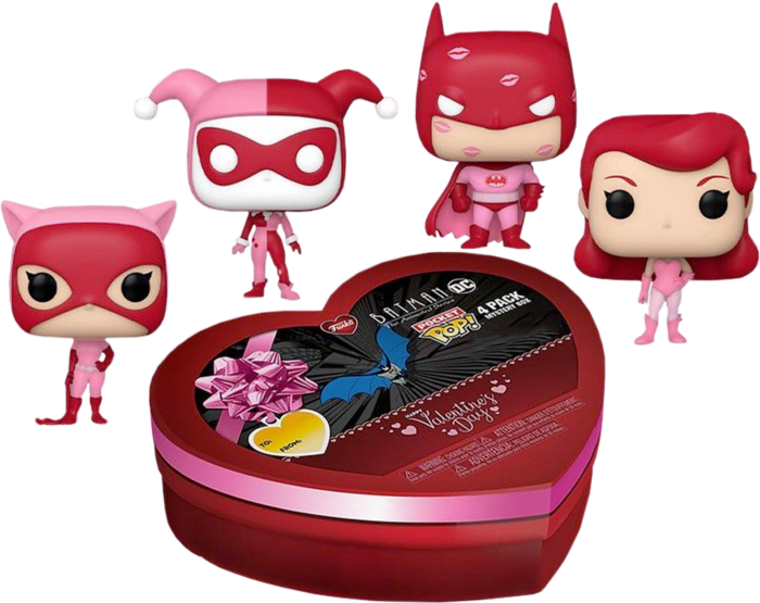 Pre-Order: Batman - Valentines Pocket Pop! 4-pack
