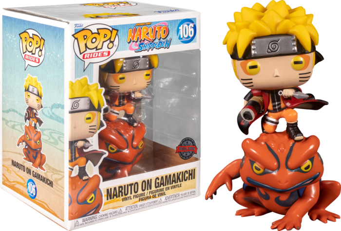 Naruto: Shippuden - Naruto on Gamakichi Pop! Rides Vinyl Figure