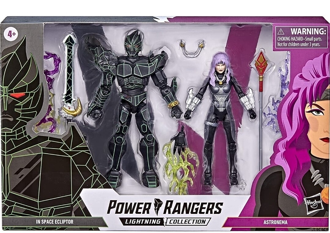 Power Rangers In Space Ecliptor and Astonema 2 pack figure