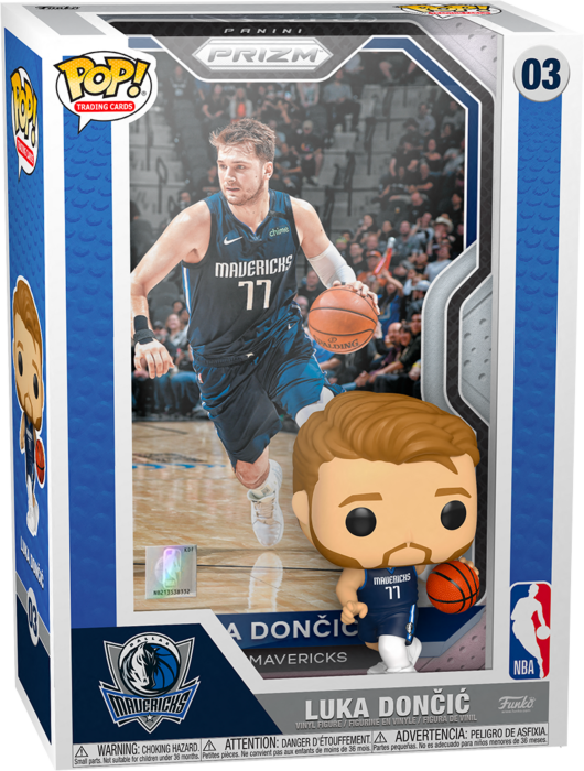 Pre-Order: NBA Basketball - Luka Doncic Pop! Trading Cards Vinyl Figure with Protector Case