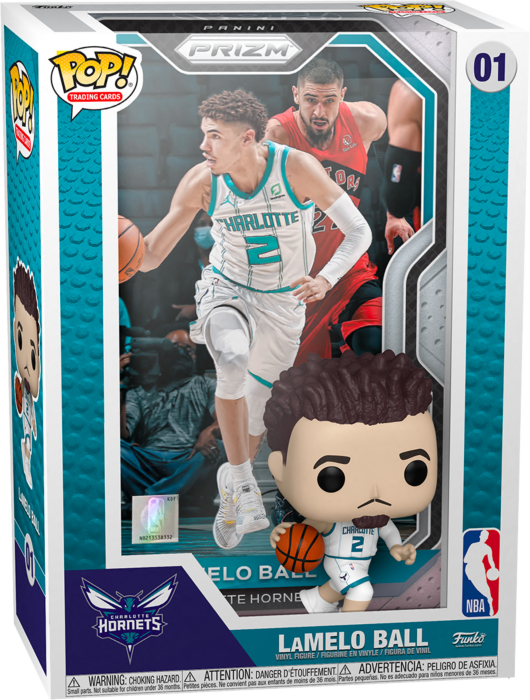 NBA Basketball - LaMelo Ball Pop! Trading Cards Vinyl Figure with Protector Case