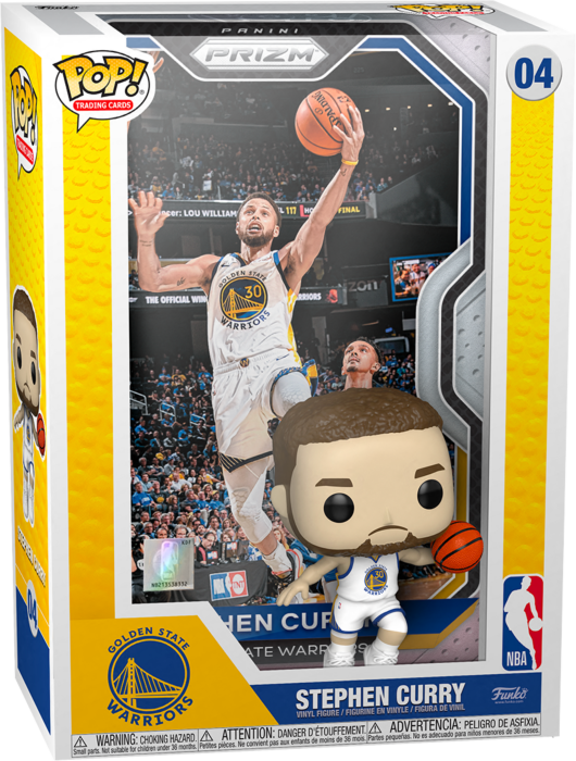 Pre-Order: NBA Basketball - Stephen Curry Pop! Trading Cards Vinyl Figure with Protector Case