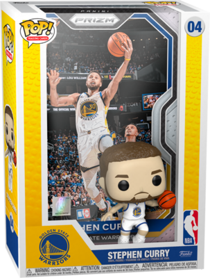 NBA Basketball - Stephen Curry Pop! Trading Cards Vinyl Figure with Protector Case