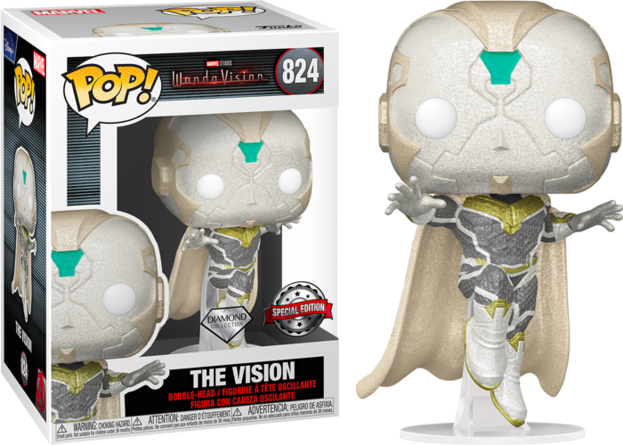 WandaVision - The Vision Diamond Glitter Pop! Vinyl Figure