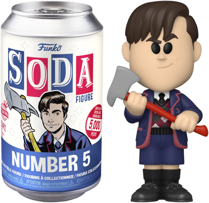 The Umbrella Academy - Number 5 Vinyl SODA Figure in Collector Can (International Edition)