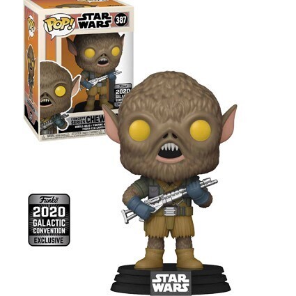 STAR WARS- CHEWBACCA (CONCEPT SERIES) GALACTIC CONVENTION 2020 EXCLUSIVE POP! VINYL FIGURE