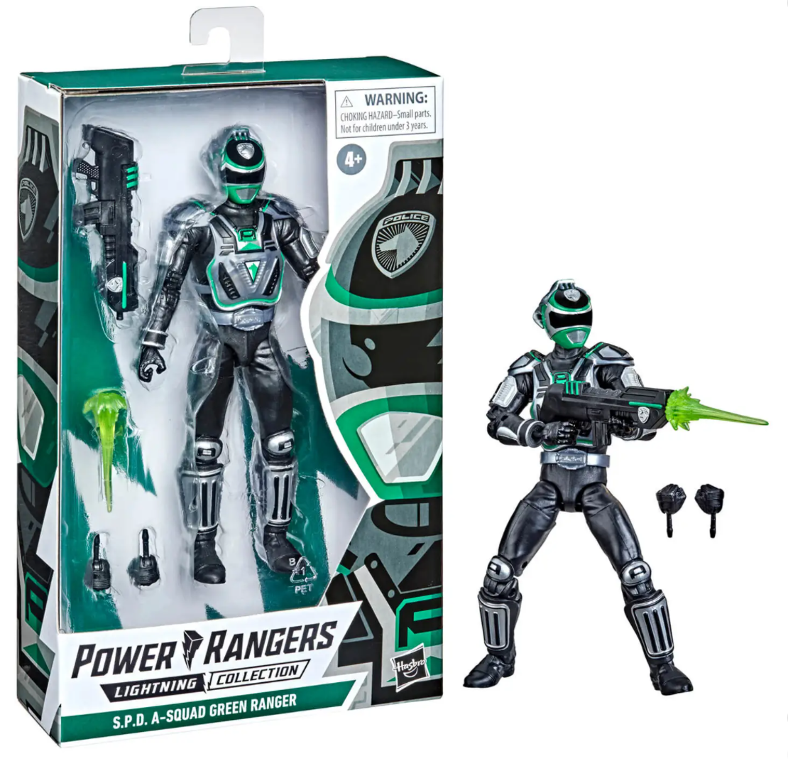 Hasbro Power Rangers Lightning Collection S.P.D. A-Squad Green Ranger Action Figure