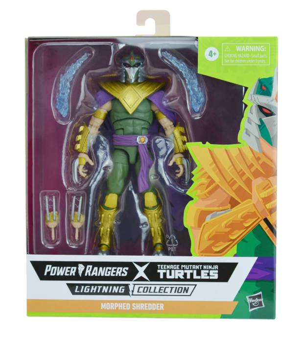 Mighty Morphin Power Rangers / Teenage Mutant Ninja Turtles - Morphed Shredder Lightning Collection 6” Scale Action Figure