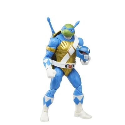 Mighty Morphin Power Rangers / Teenage Mutant Ninja Turtles - Morphed Donatello and Morphed Leonardo Lightning Figure 2-Pack