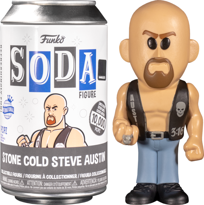 WWE - Stone Cold Steve Austin Vinyl SODA Figure in Collector Can (International Edition)