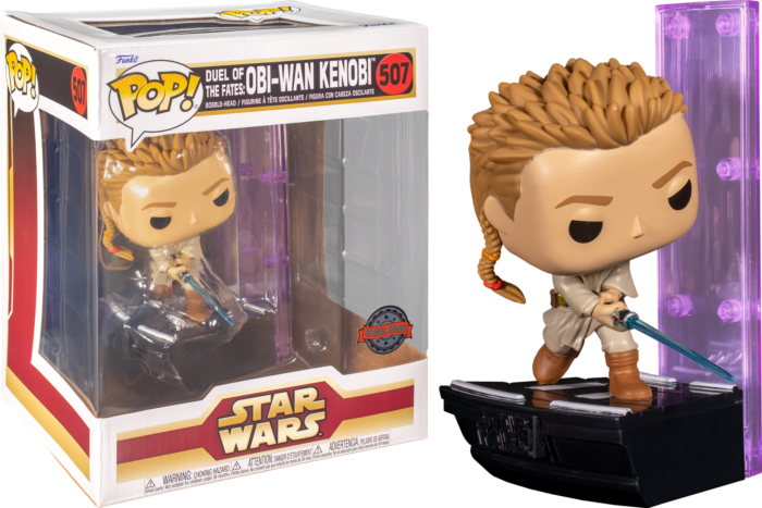 Star Wars Episode I: The Phantom Menace - Obi-Wan Kenobi Duel Of The Fates Deluxe Pop! Vinyl Figure