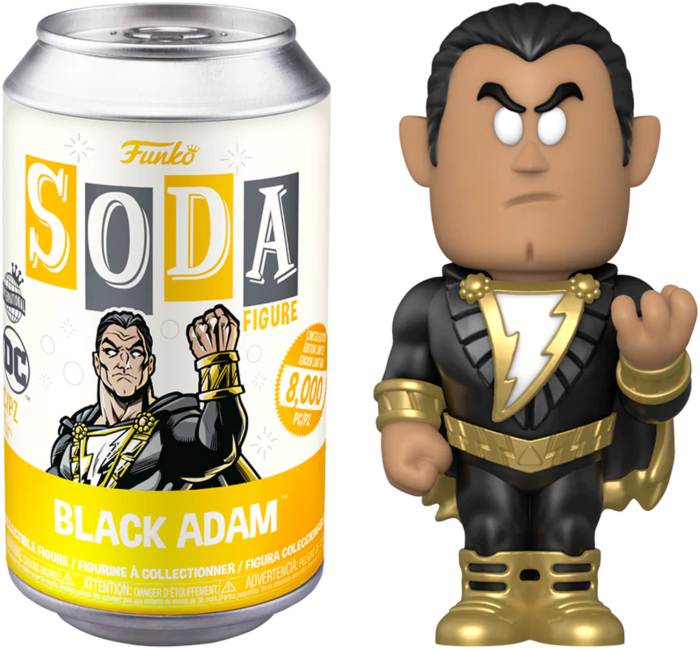 Black Adam - Black Adam Vinyl SODA Figure in Collector Can (International Edition)