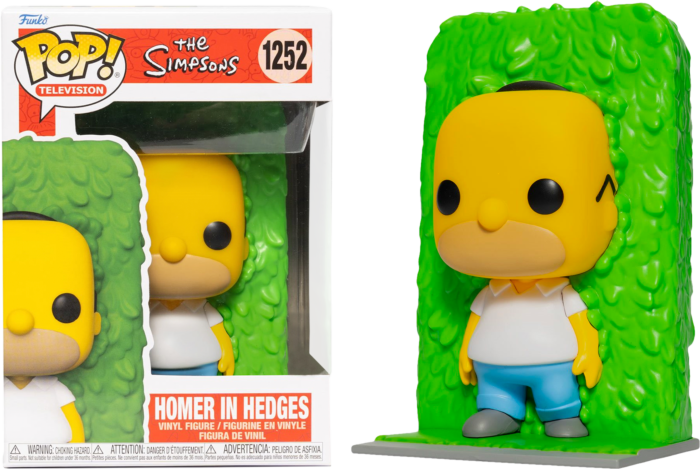 The Simpsons - Homer in Hedges Pop! Vinyl Figure