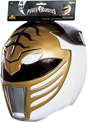 Power Rangers Adult White Ranger Helmet Mask