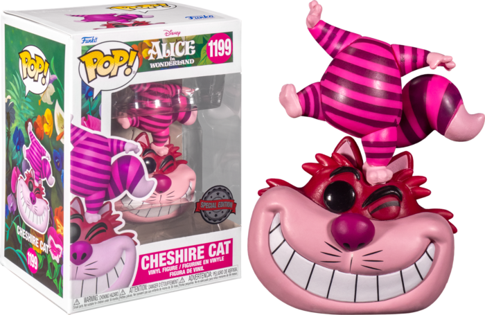 Alice in Wonderland - Cheshire Cat Standing on Head Pop! Vinyl Figure