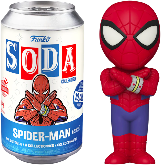 Spider-Man - Spider-Man Japanese TV Series Vinyl SODA Figure in Collector Can (International Edition)