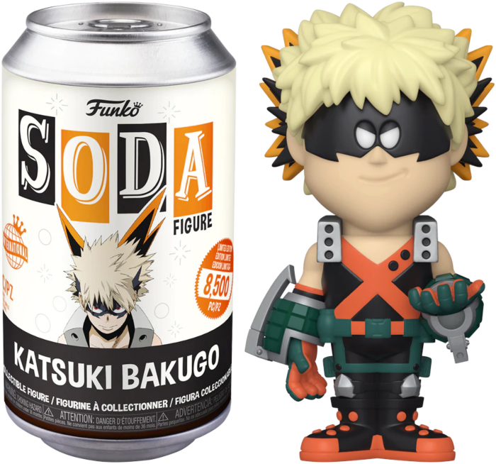 My Hero Academia - Bakugo Vinyl SODA Figure in Collector Can (International Edition)
